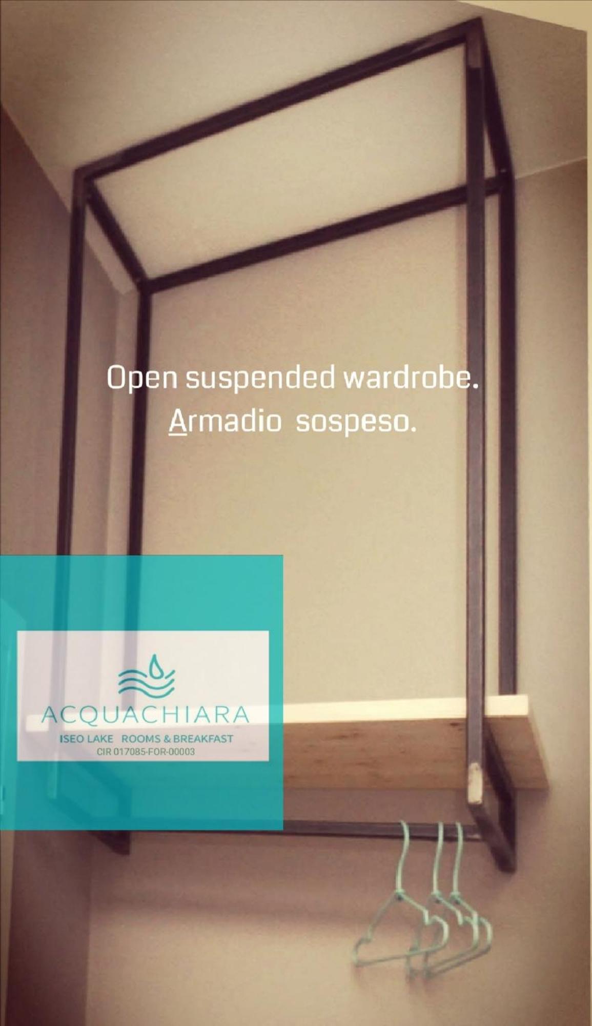 Acquachiara Iseo Deluxe Bed & Breakfast Iseo Center With Garden And Parking Inside Foresteria Room photo